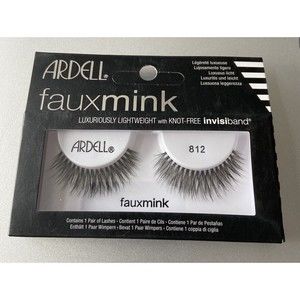 Ardell Faux Mink Eye Lashes 812 Black New In Box Beauty